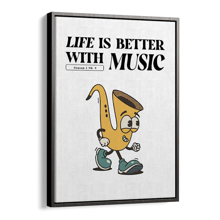 Quotes painting - HARMONY IN EVERY NOTE: LIFE IS BETTER WITH MUSIC by Asianmonk