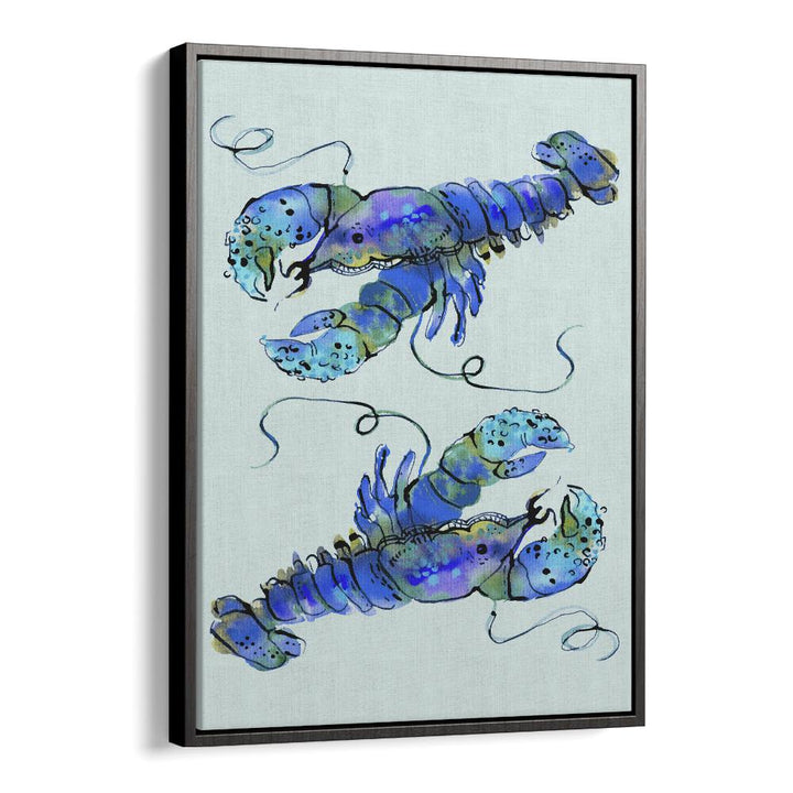 Quotes painting - LOBSTERS ON AZURE BY ANIA ZWARA by Asianmonk