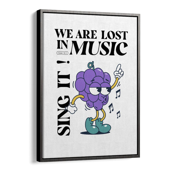 Quotes painting - LOST IN MUSIC: AN ARTISTIC ODE TO SONIC JOURNEYS by Asianmonk