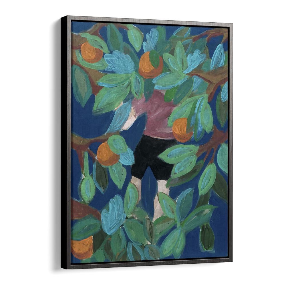 Eleanor Baker painting - ORANGE TREE FRUIT by Asianmonk