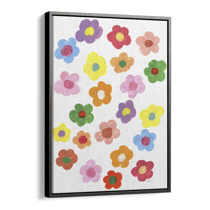 Ania Zwara painting - RAINBOW DAISIES by Asianmonk