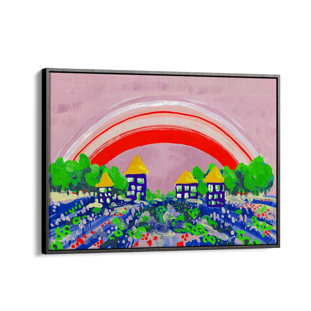 kids painting - RED RAINBOW BY ANIA ZWARA by Asianmonk