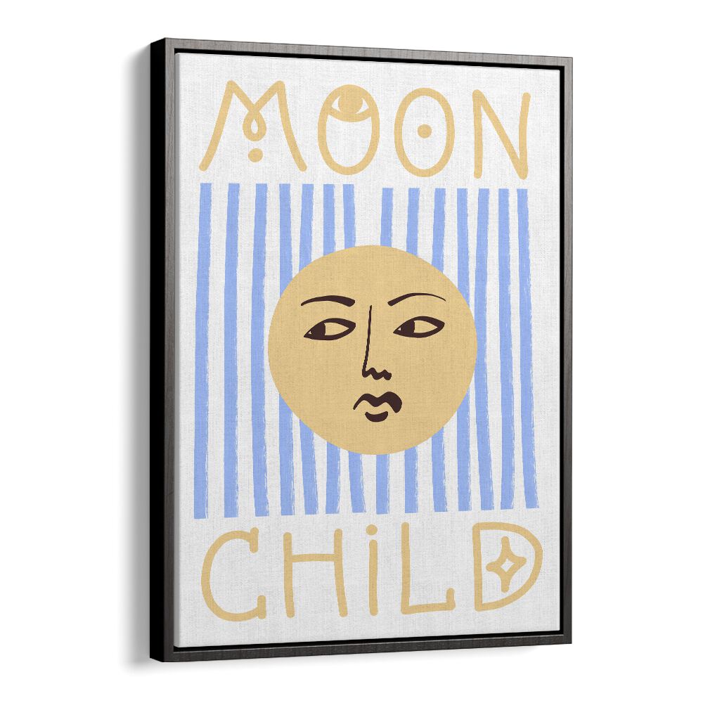 STRIPED MOON CHILD BY GRACE DIGITAL ART CO KIDS PAINTINGS