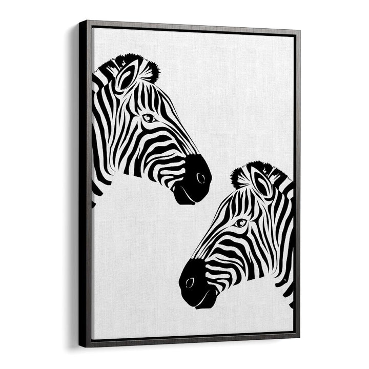 TWO ZEBRAS BY MARTINA , WILDLIFE POSTER