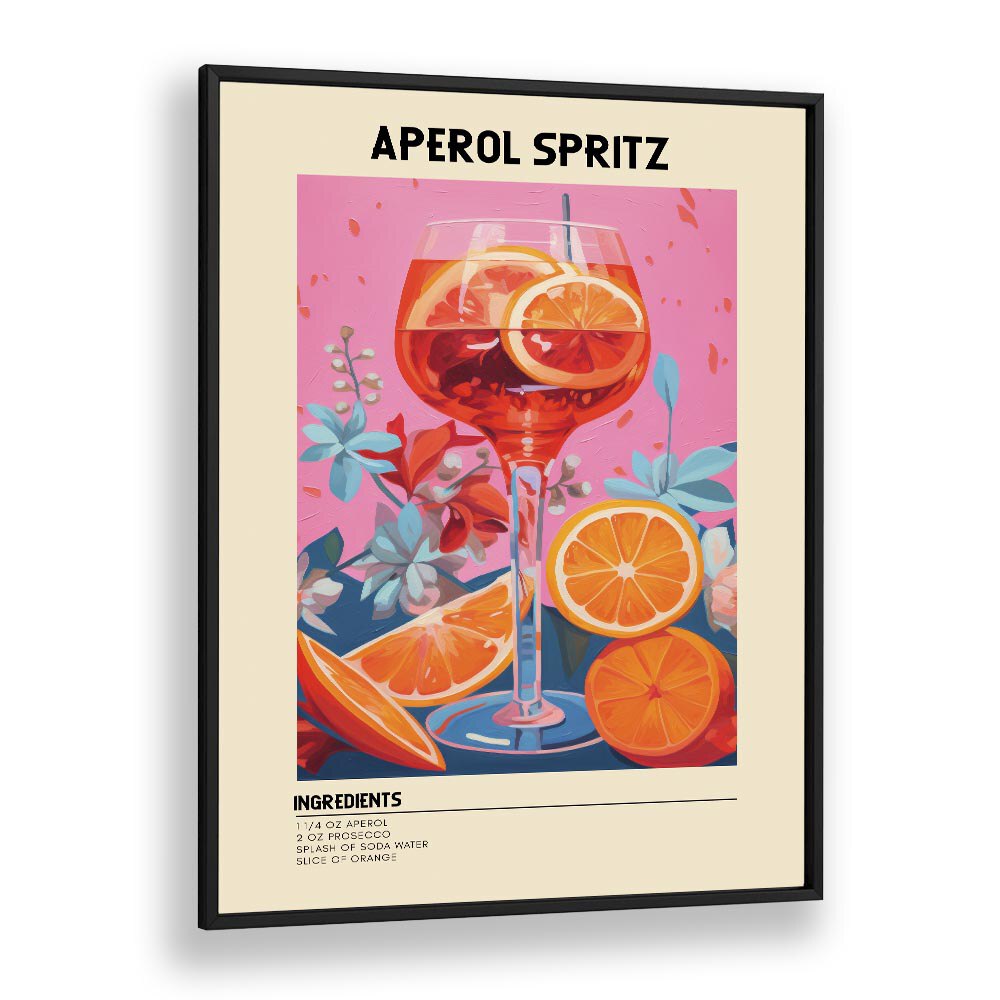 Bar Art painting - COLOURFUL APEROL SPRITZ, BAR & CAFE ART by Asianmonk