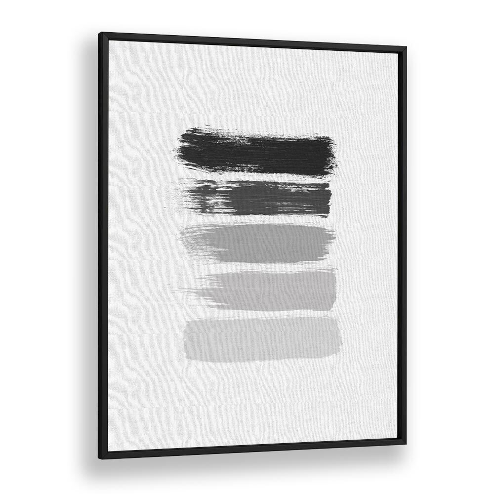 ABSTRACT painting - BLACK AND WHITE STRIPES by Asianmonk