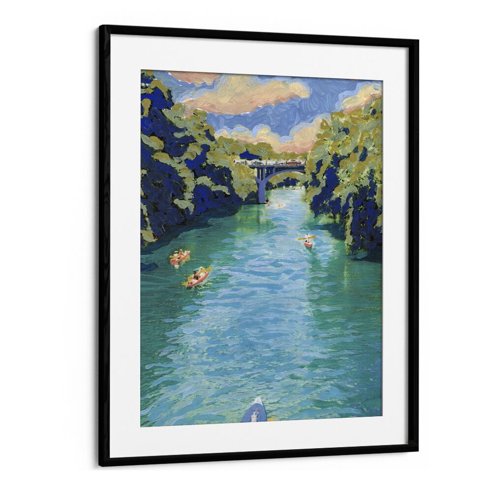 Eleanor Baker painting - BARTON CREEK AUSTIN by Asianmonk