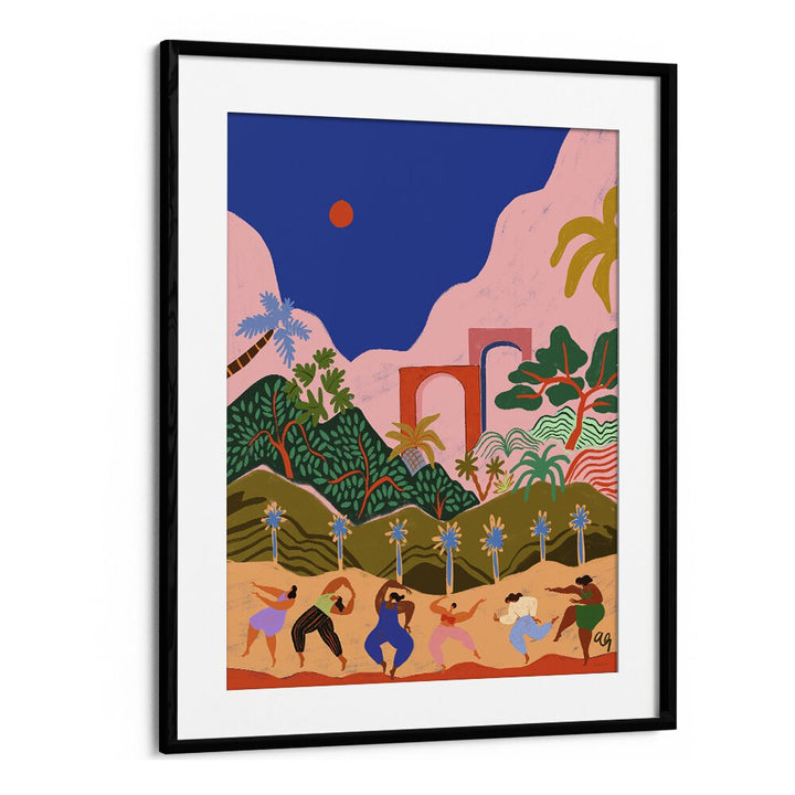 Arty Guava painting - DANCING IN PARADISE by Asianmonk