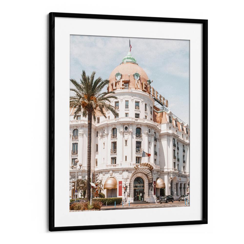 FRENCH RIVIERA BUILDING BY GRACE DIGITAL ART CO, BEACH PRINTS