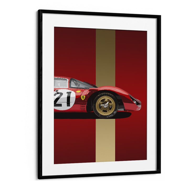 AUTOMOTIVE painting - FERRARI 330 by Asianmonk