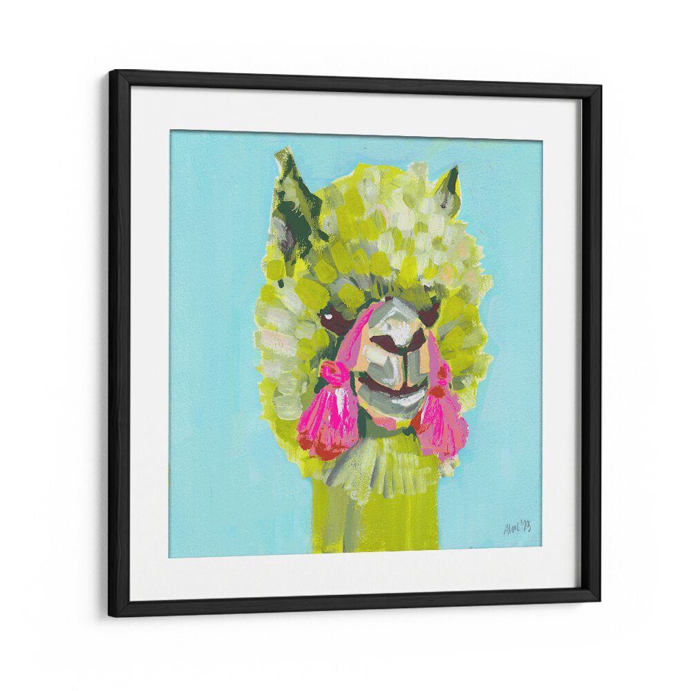 chre painting - LIME ALPACA BY ANIA ZWARA by Asianmonk