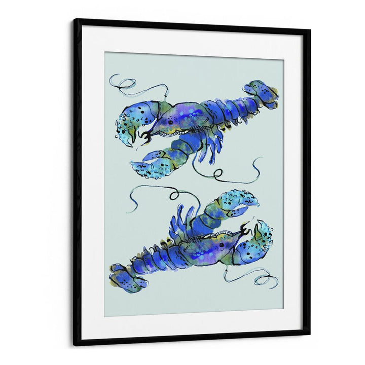 Quotes painting - LOBSTERS ON AZURE BY ANIA ZWARA by Asianmonk