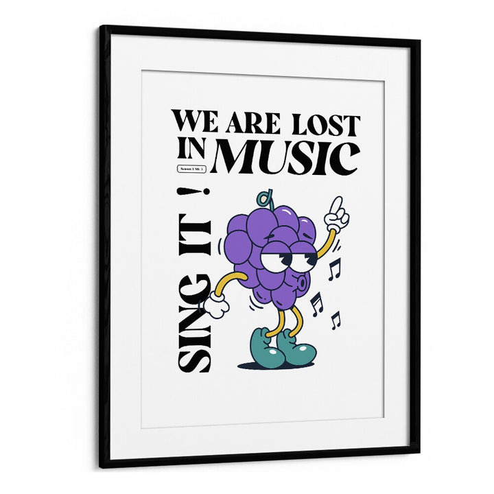 Quotes painting - LOST IN MUSIC: AN ARTISTIC ODE TO SONIC JOURNEYS by Asianmonk