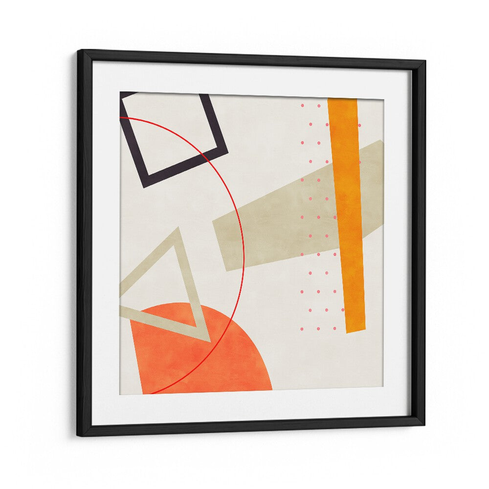 Ana Rut Bre painting - MID BAUHAUS GEOMETRY VI by Asianmonk