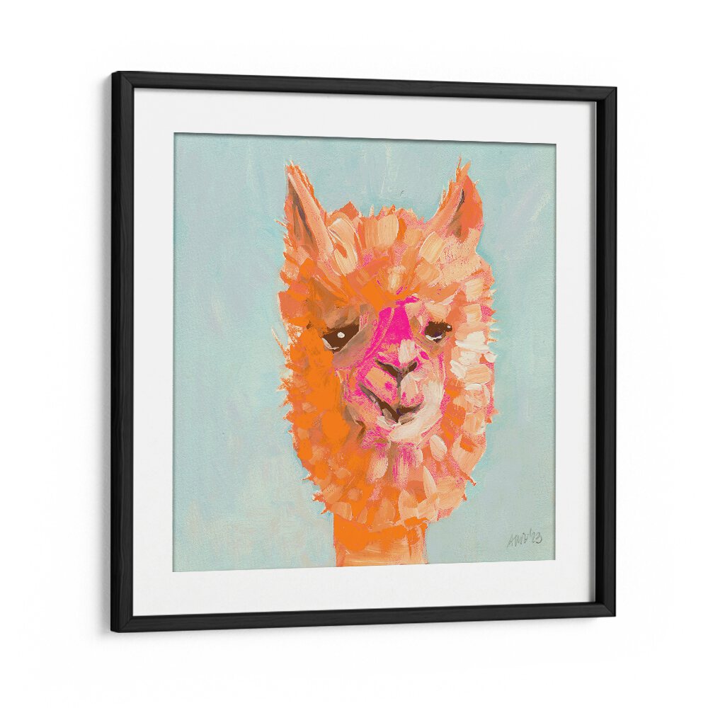 chre painting - ORANGE ALPACA BY ANIA ZWARA by Asianmonk