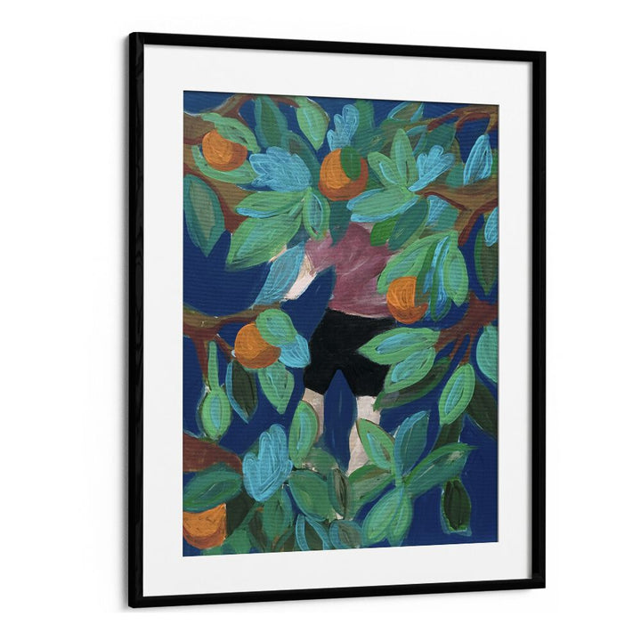 Eleanor Baker painting - ORANGE TREE FRUIT by Asianmonk