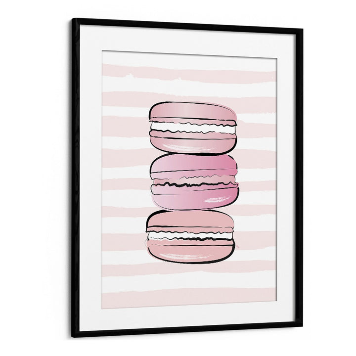 PINK MACARONS BY MARTINA, KITCHEN ART PRINTS