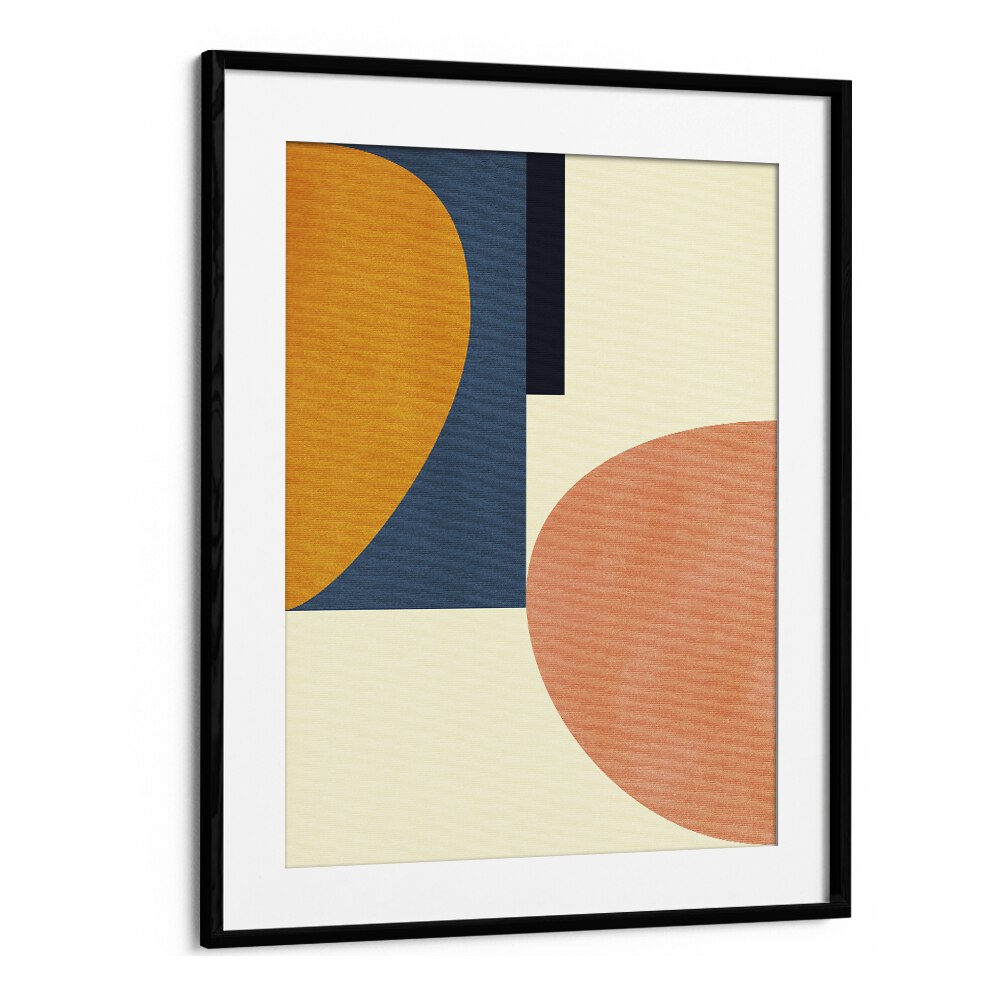 Ana Rut Bre painting - RAINBOW PLUS SHAPES BLUE MUSTARD I BY ANA RUT BRE by Asianmonk