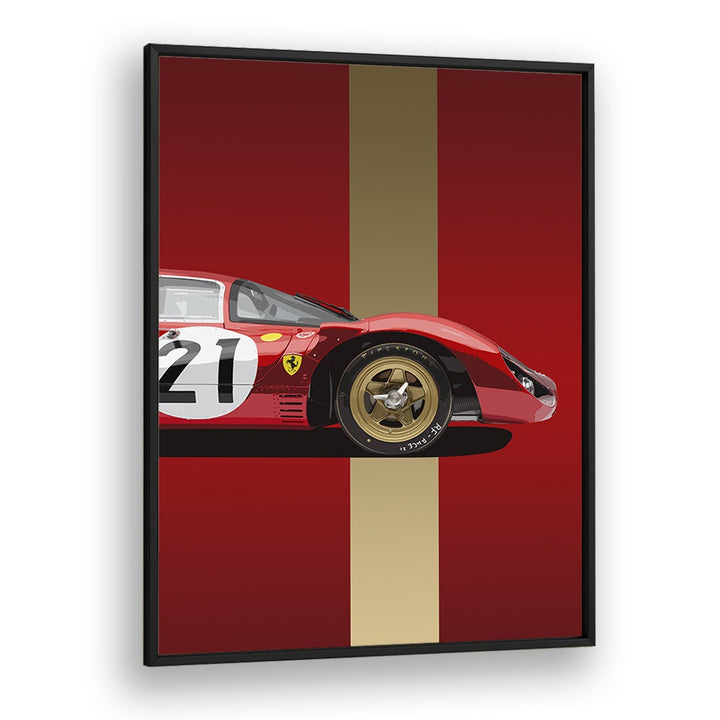 AUTOMOTIVE painting - FERRARI 330 by Asianmonk