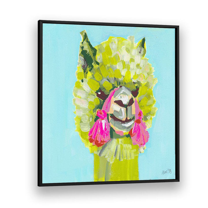 chre painting - LIME ALPACA BY ANIA ZWARA by Asianmonk