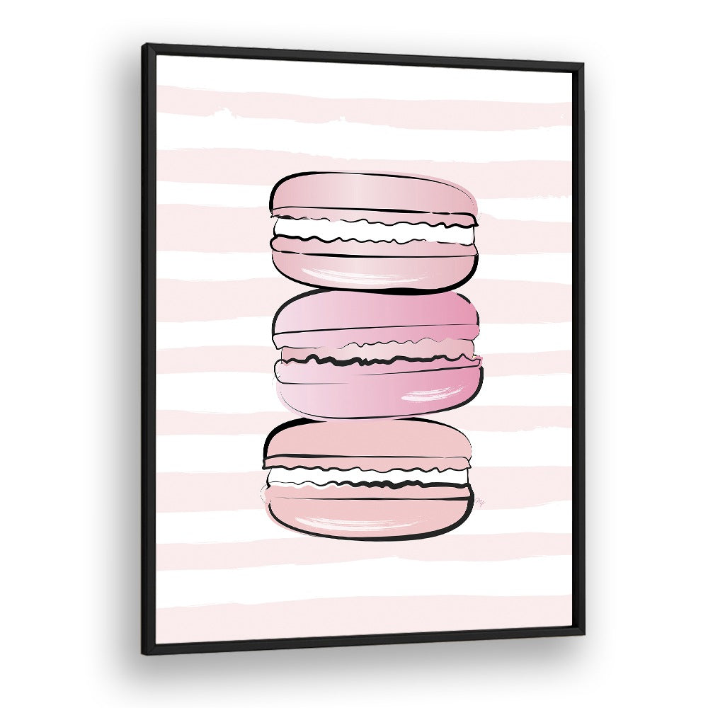 PINK MACARONS BY MARTINA, KITCHEN ART PRINTS