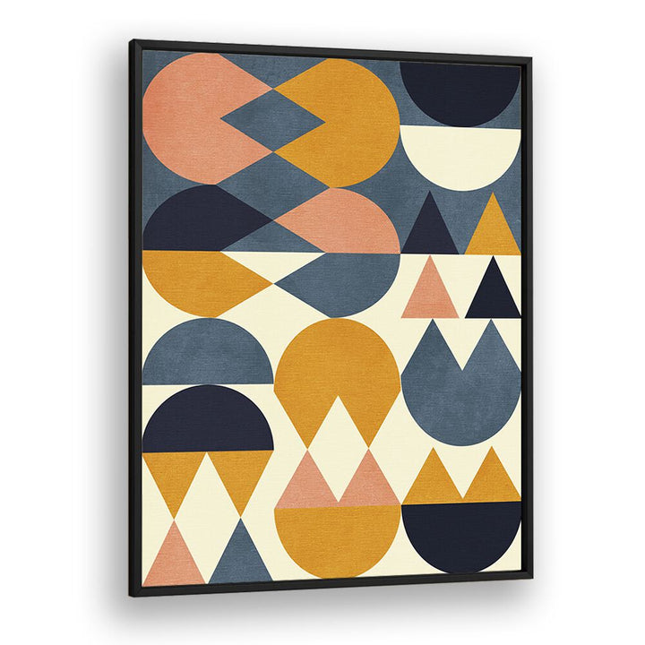 Ana Rut Bre painting - RAINBOW PLUS SHAPES BLUE MUSTARD VI BY ANA RUT BRE by Asianmonk