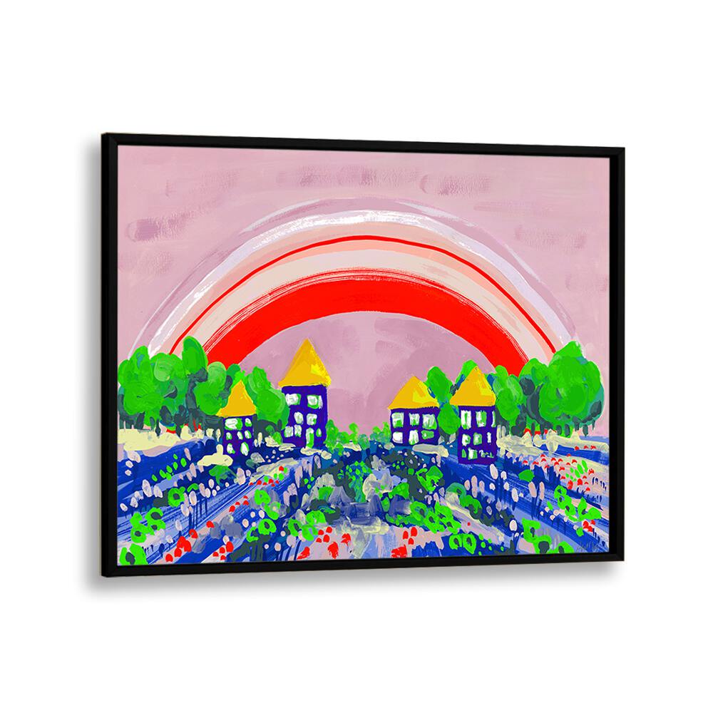 kids painting - RED RAINBOW BY ANIA ZWARA by Asianmonk