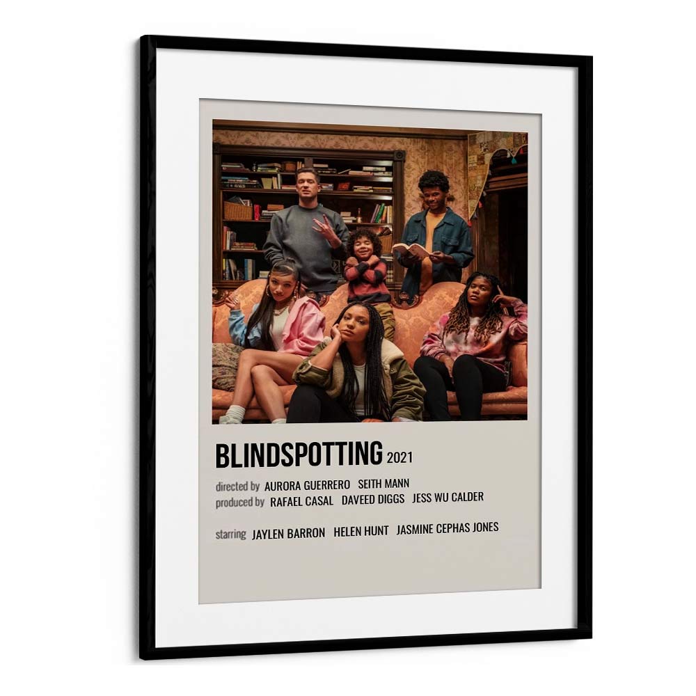 Blindspotting 2021 Movie Posters in Black Frame With Mount