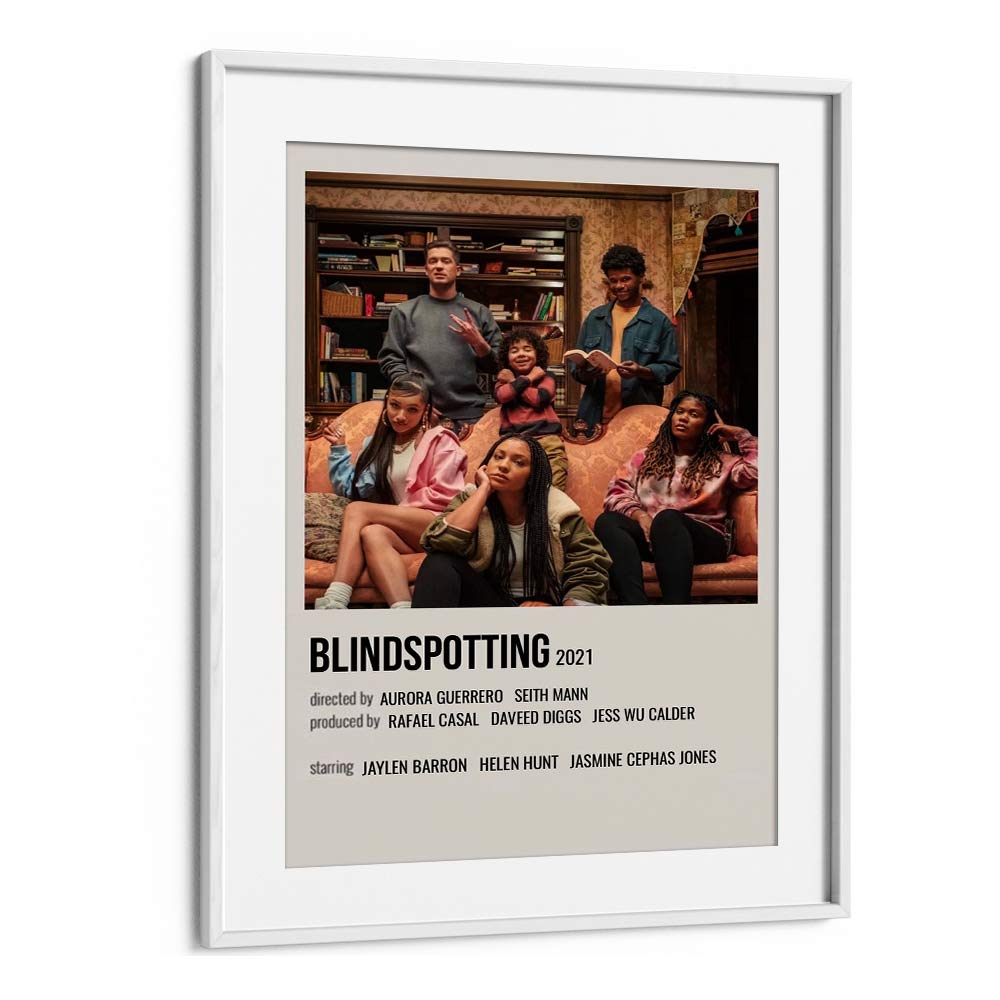 Blindspotting 2021 Movie Posters in White Frame With Mount