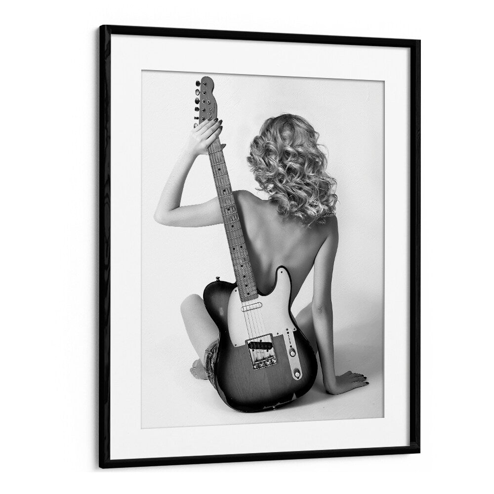 Blondie by David Drake Fine Art Photography Fashion Photography in Black Frame With Mount