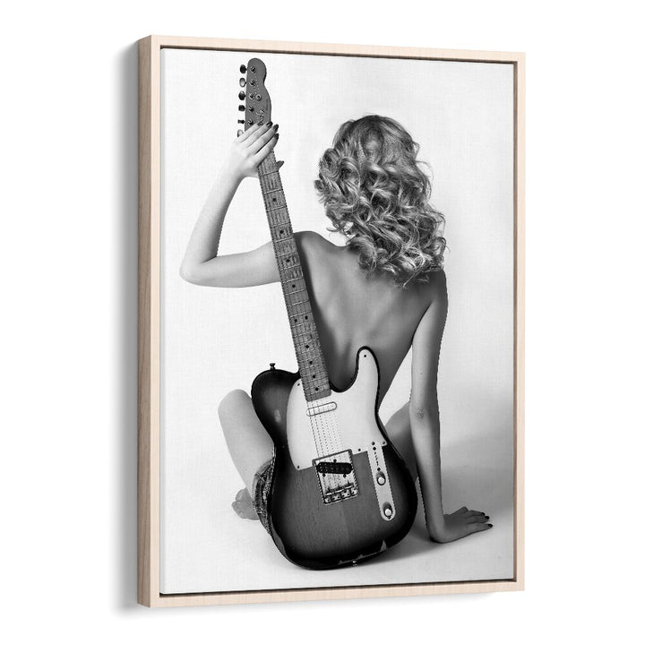 Blondie by David Drake Fine Art Photography Fashion Photography in Oak Wood Floater Frame