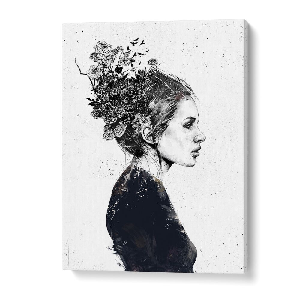 Blooming Girl By Balazs Solti Art Prints in Gallery Wrap