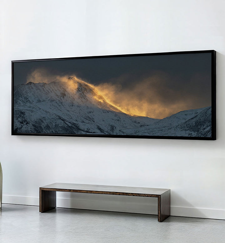 BLOWING SNOW , PANORAMIC ART