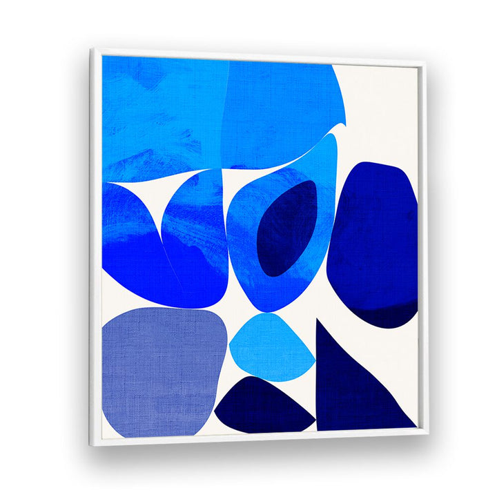 Blue Abstract Kopie III By Ana Rut Bre Abstract Art Abstract Paintings in White Plain Frame