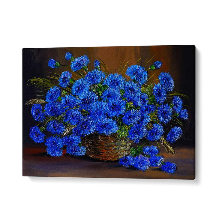 Blue Blanket Vintage European Paintings in Gallery Wrap