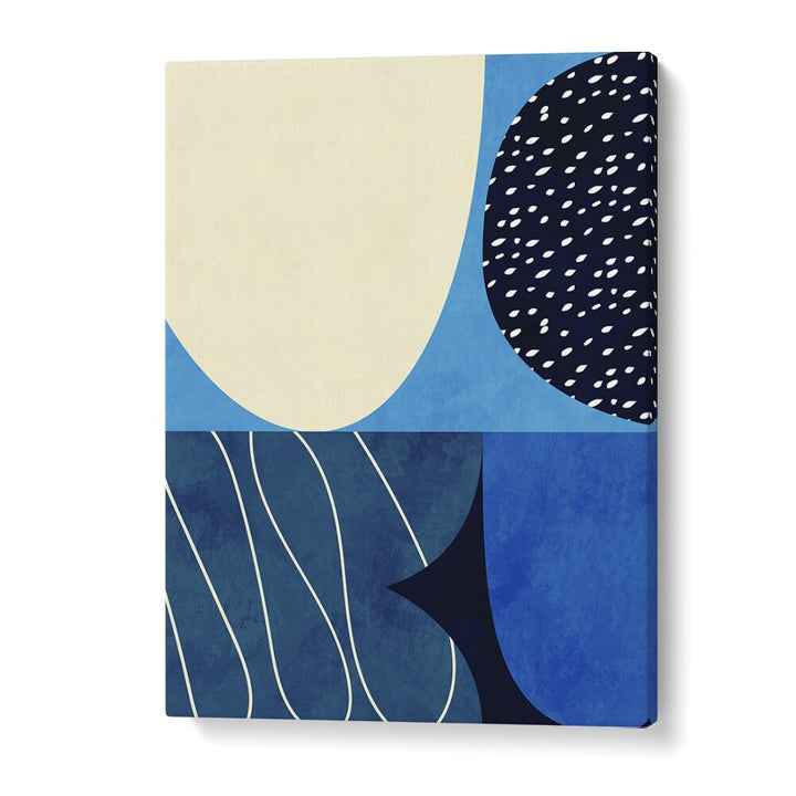 Blue Shapes Play II By Ana Rut Bre Abstract Art Abstract Wall Art in Gallery Wrap