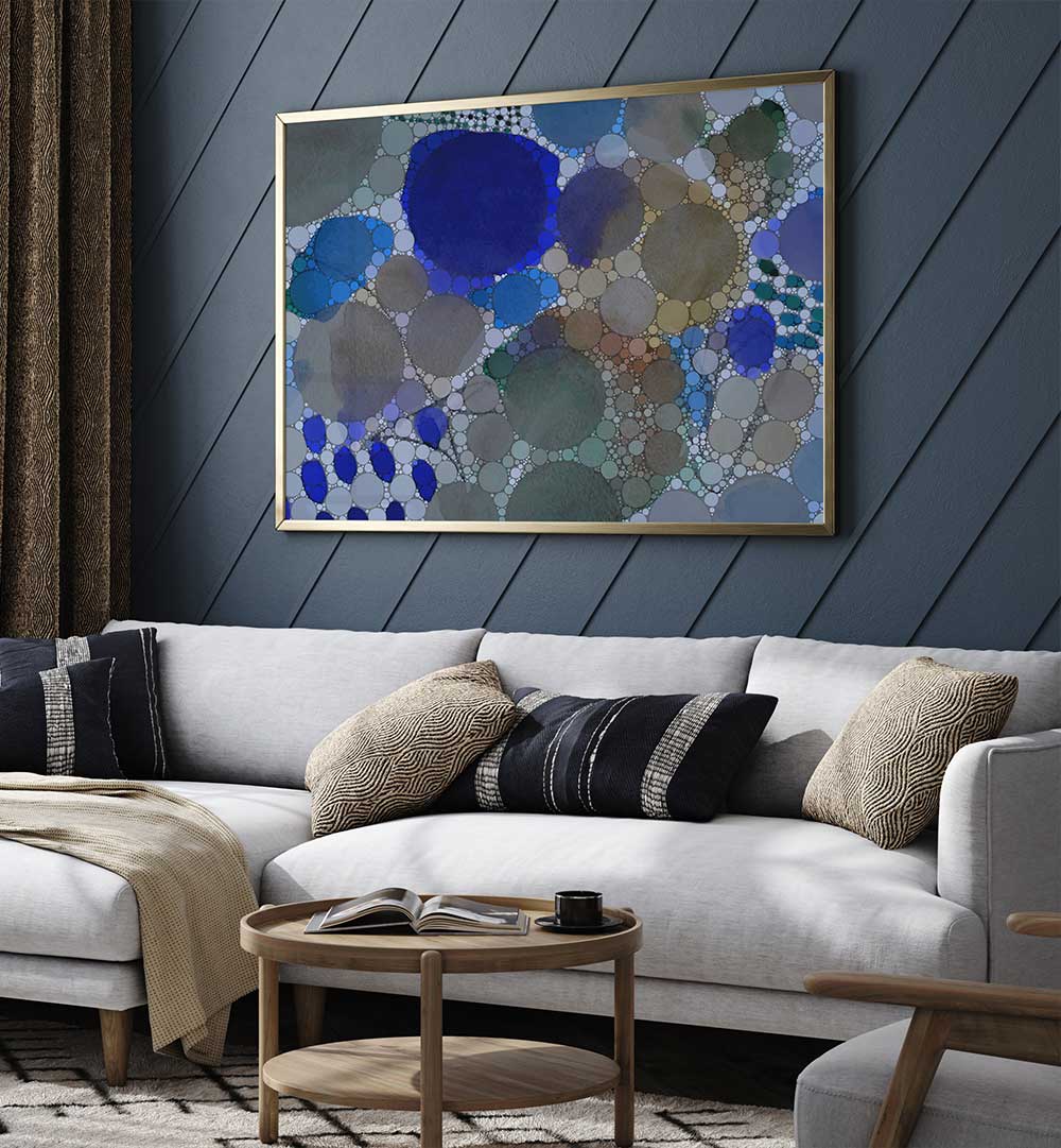 BLUE OCEAN ABSTRACT , ABSTRACT PAINTINGS