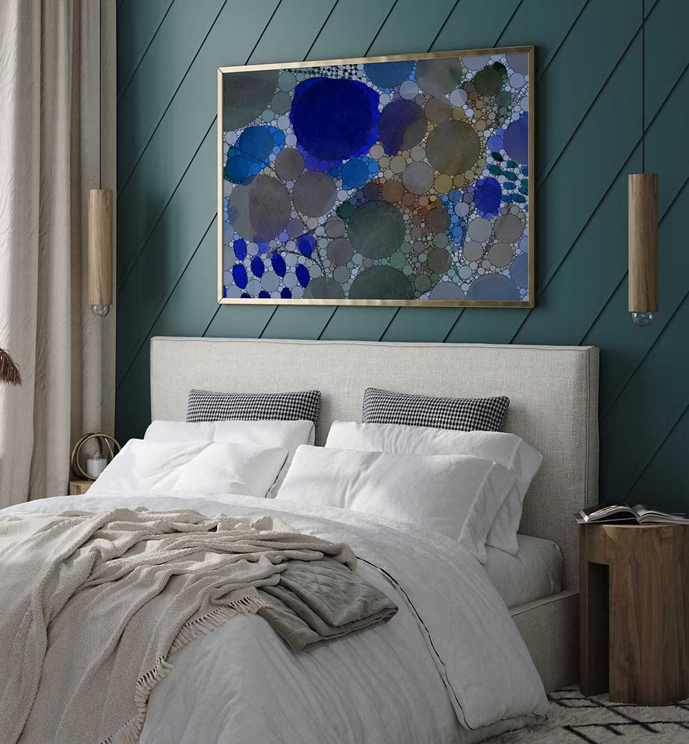 BLUE OCEAN ABSTRACT , ABSTRACT PAINTINGS