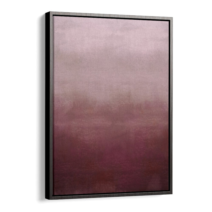 Blush Pink Abstract Abstract Art Abstract Paintings in Black Floater Frame