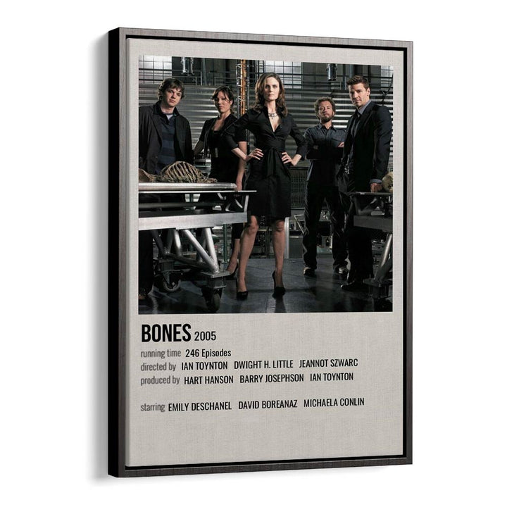 Bones 2005 Movie Posters in Black Floater Frame