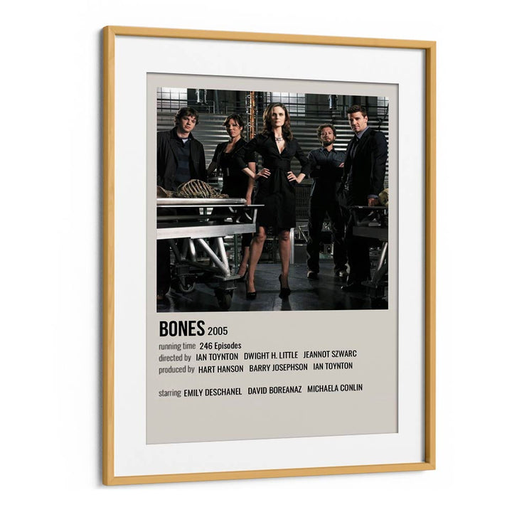 Bones 2005 Movie Posters in Oak Wood Frame With Mount