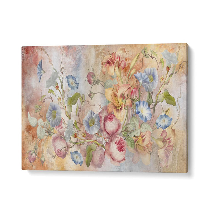 Botanical Tapestry Vintage European Paintings in Gallery Wrap