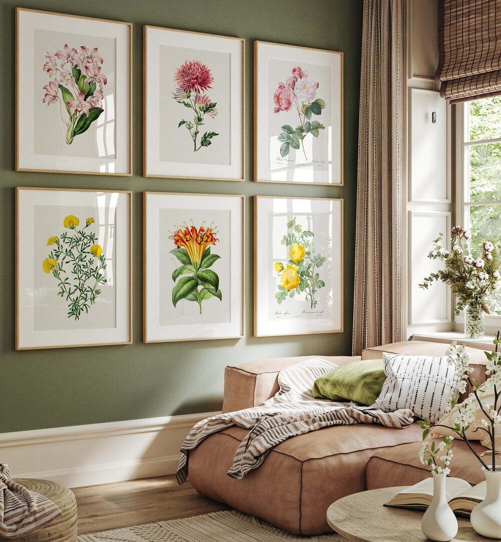 BOTANICAL GALLERY WALL SET OF 6