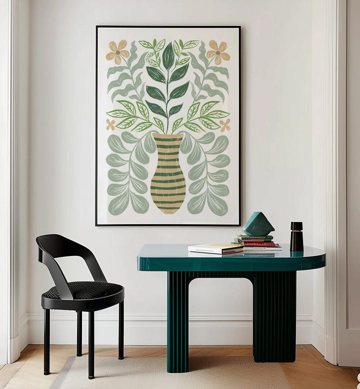 Bouquet by Martina Botanical Art Prints placed on wall 
