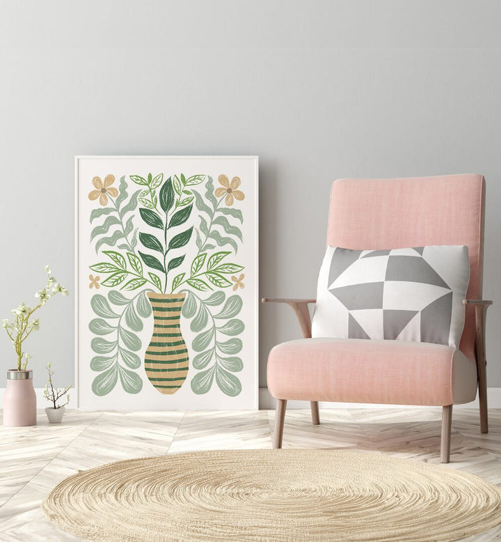 Bouquet by Martina Botanical Art Prints placed on wall