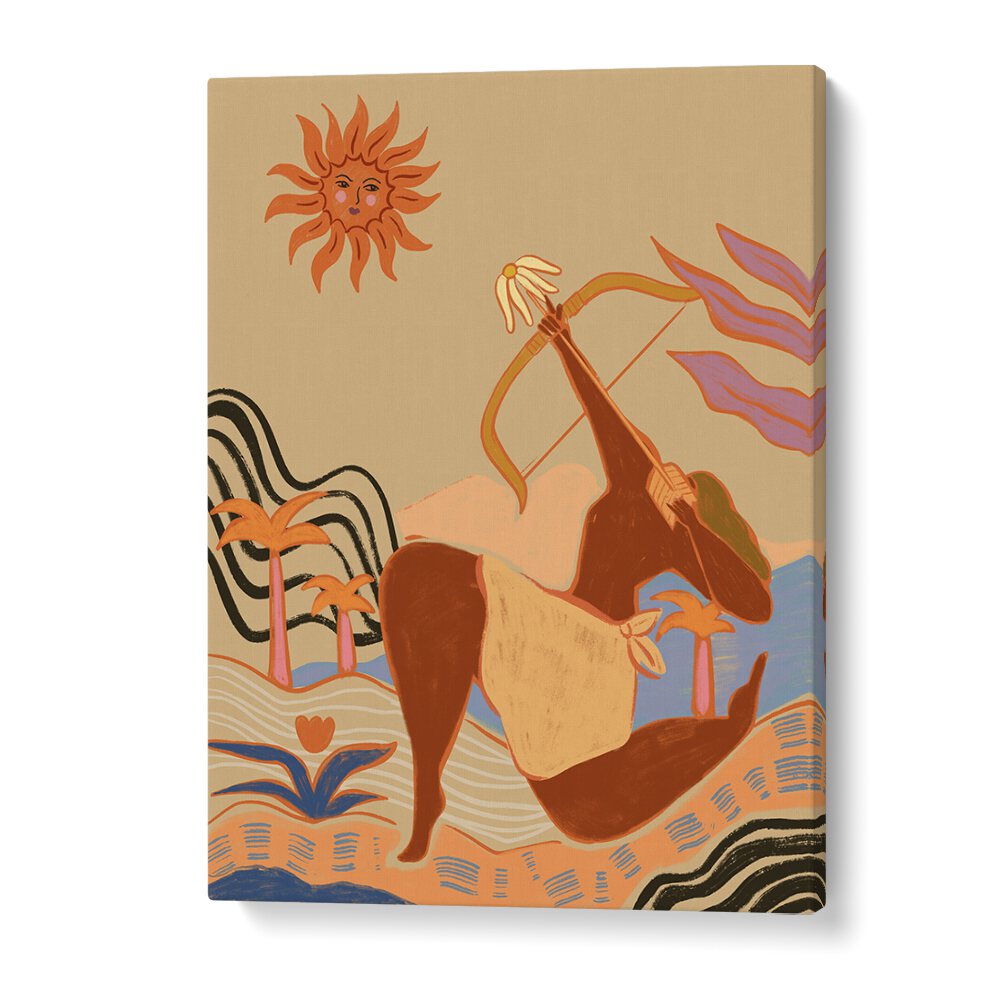 Bow And Arrow By Arty Guava Wall Art Prints in Gallery Wrap