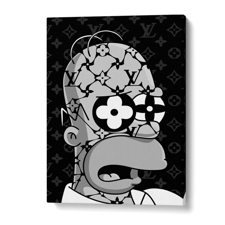 Brand Simpson X LV Comic Wall Art Comic Posters in Gallery Wrap