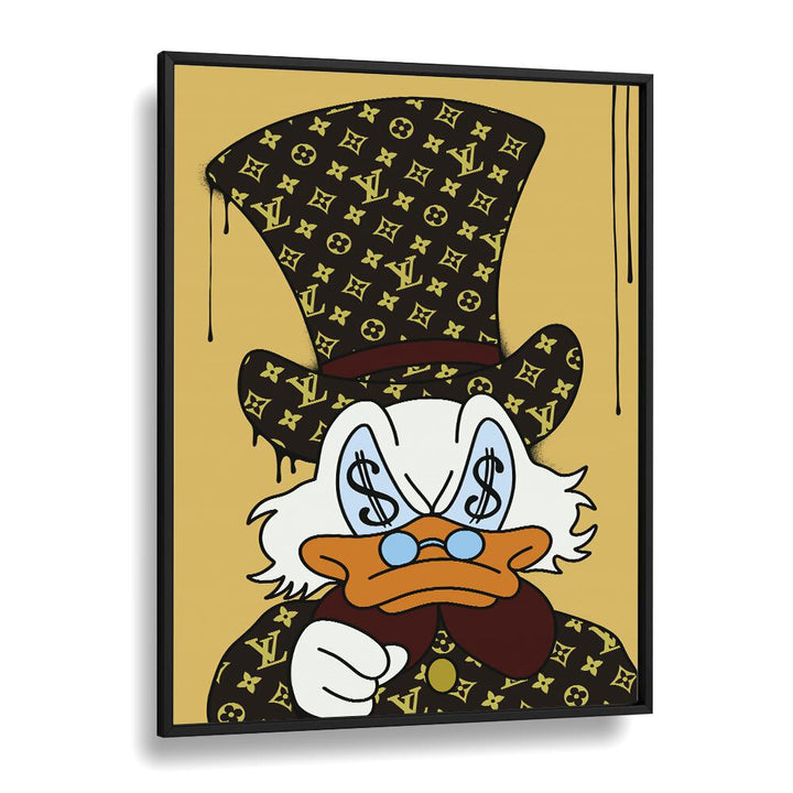 Brand X Donald Comic Wall Art Comic Posters in Black Plain Frame