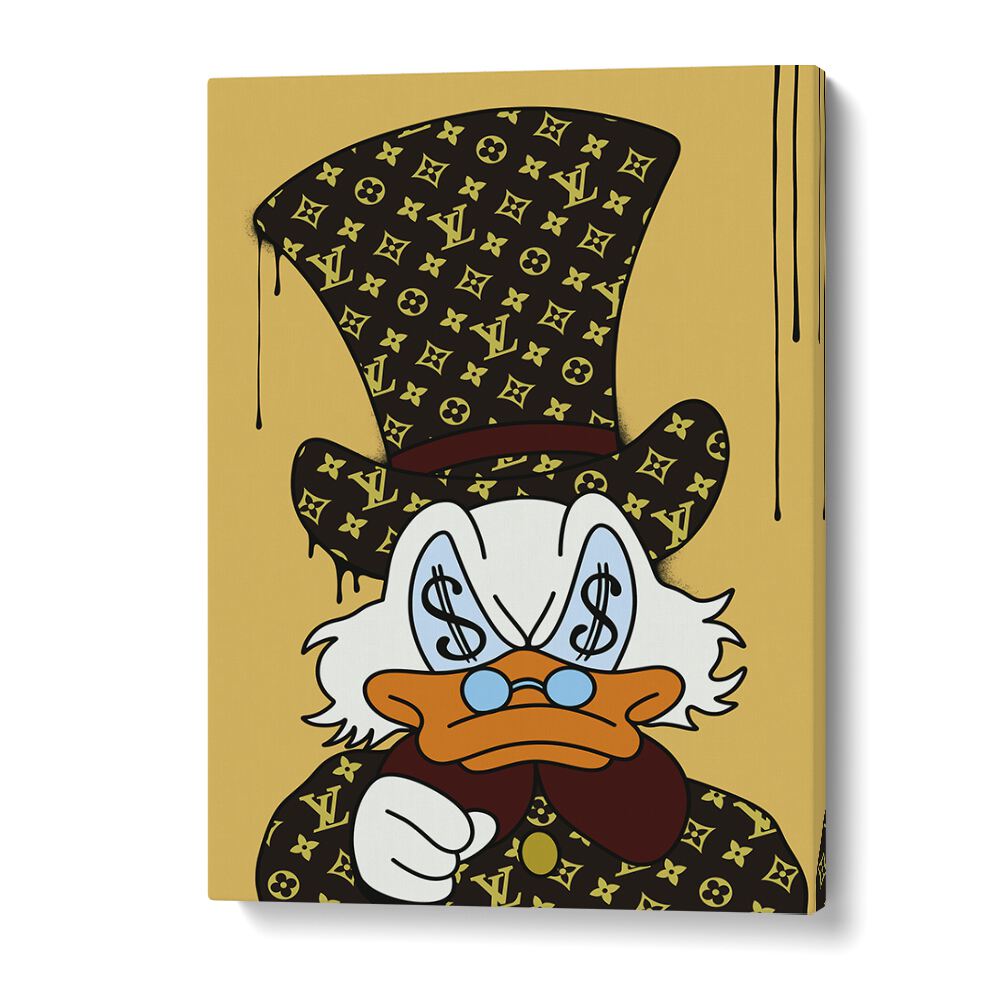 Brand X Donald Comic Wall Art Comic Posters in Gallery Wrap