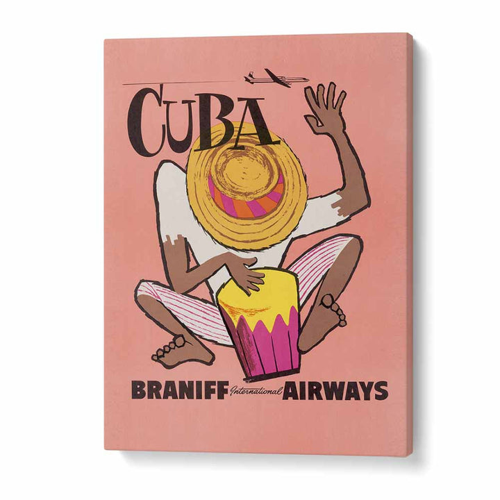 Braniff Airways-cuba  Retro Travel Posters in Gallery Wrap